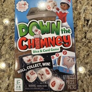NEW Down the Chimney Dice & Card Game